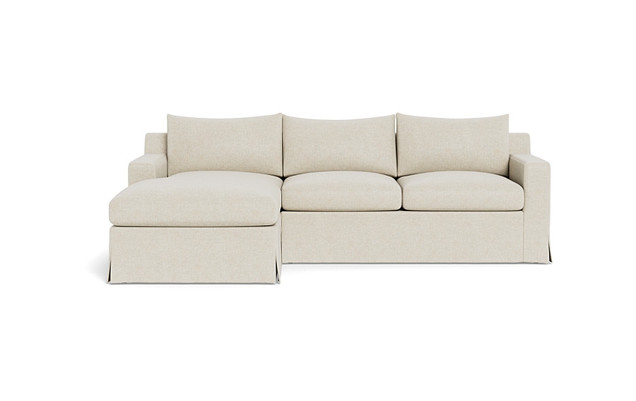 Sloan Slipcovered  Chaise Sectional - Image 0