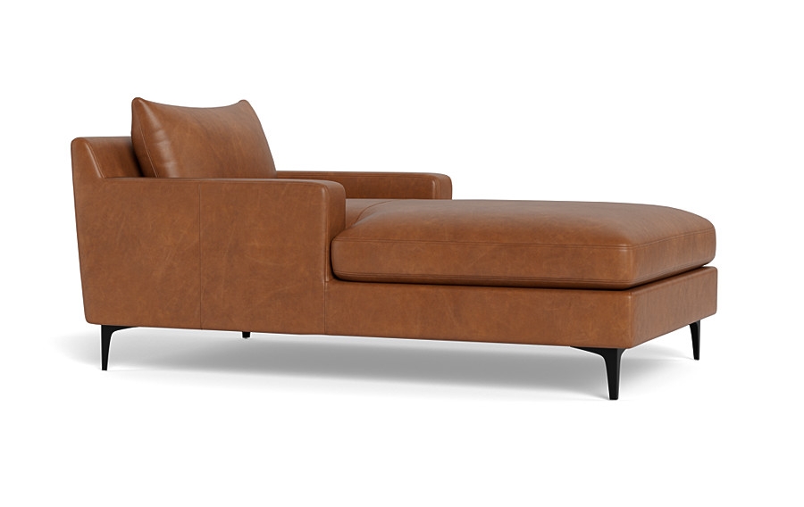 Sloan Leather Chaise Lounge - Image 3