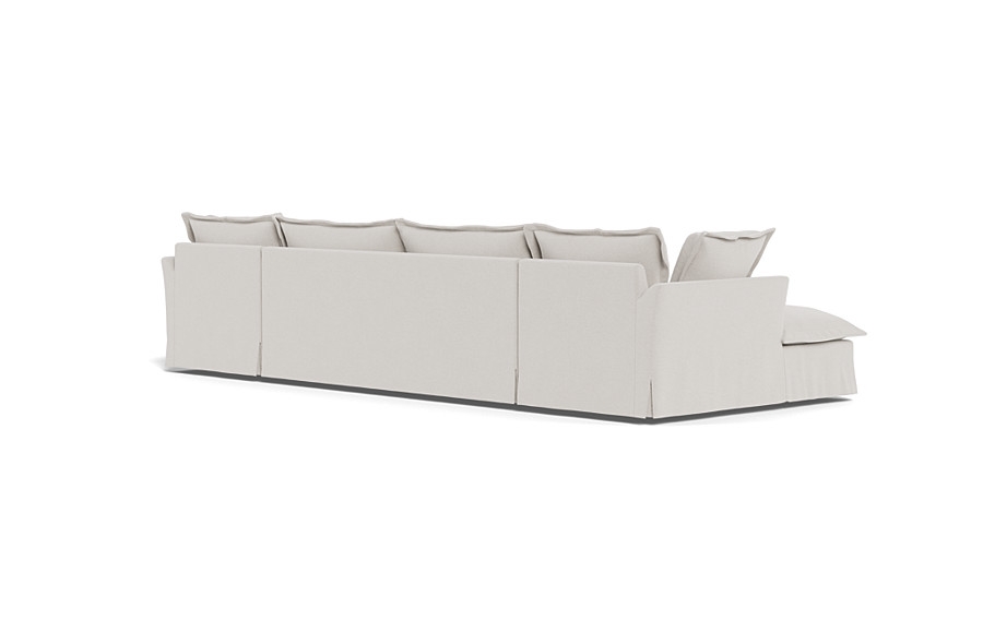 Skylar Slipcovered 3 Piece (4 Seat) U Chaise Sectional - Image 1