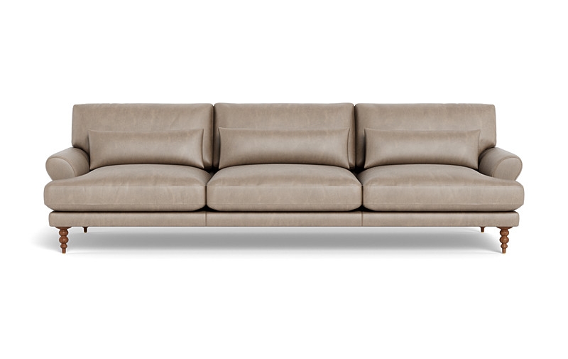 Maxwell Leather 3-Seat Sofa by Apartment Therapy - Image 0