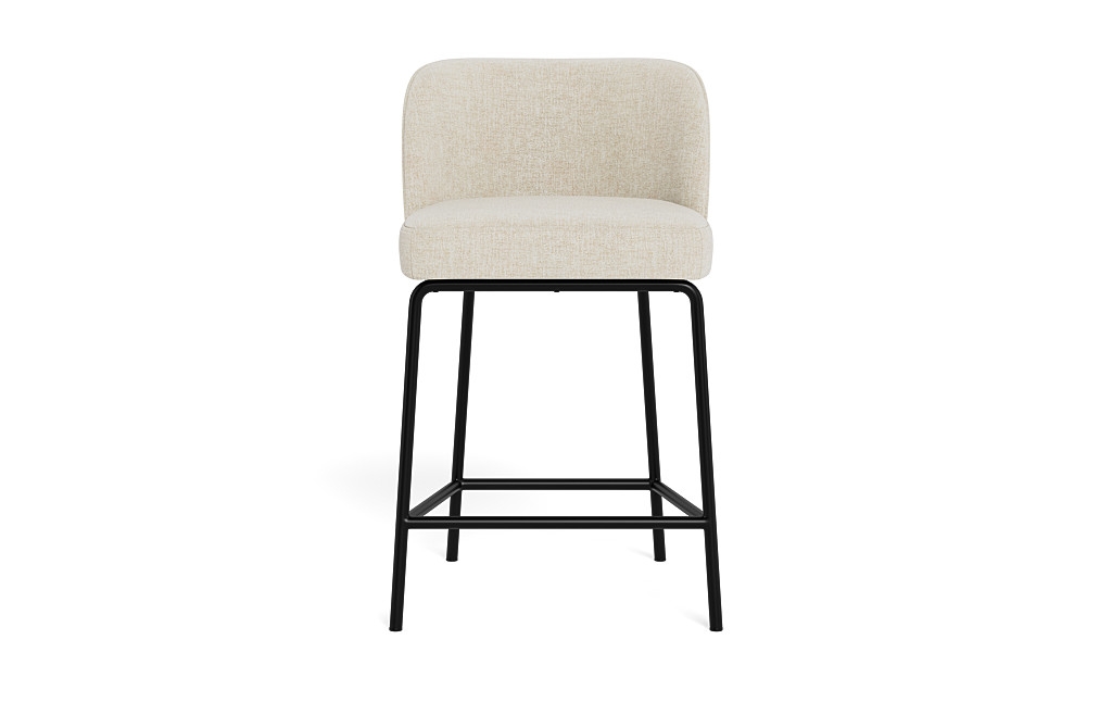 Graham Metal Framed Upholstered Counter Stool - Image 0