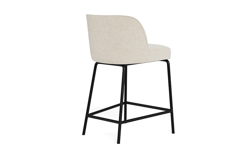 Graham Metal Framed Upholstered Counter Stool - Image 4