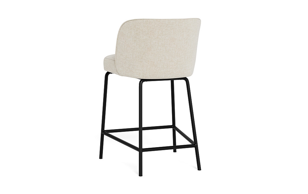 Graham Metal Framed Upholstered Counter Stool - Image 2