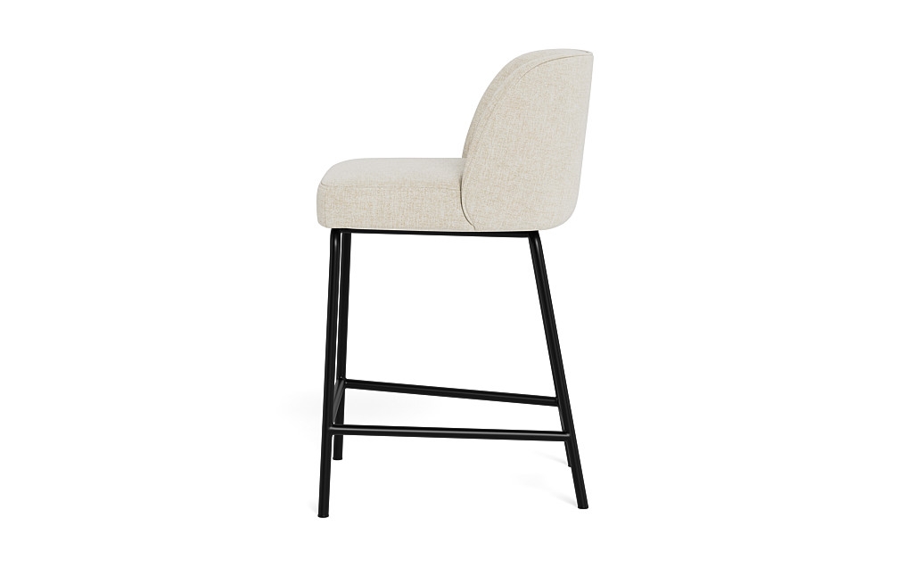 Graham Metal Framed Upholstered Counter Stool - Image 1