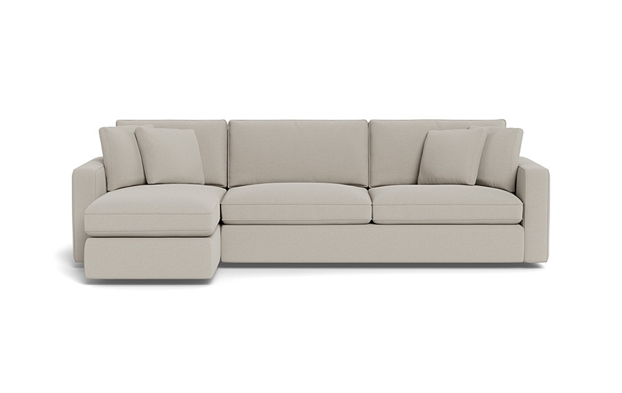 James 3-Seat Left Chaise Sectional with Storage - Image 0