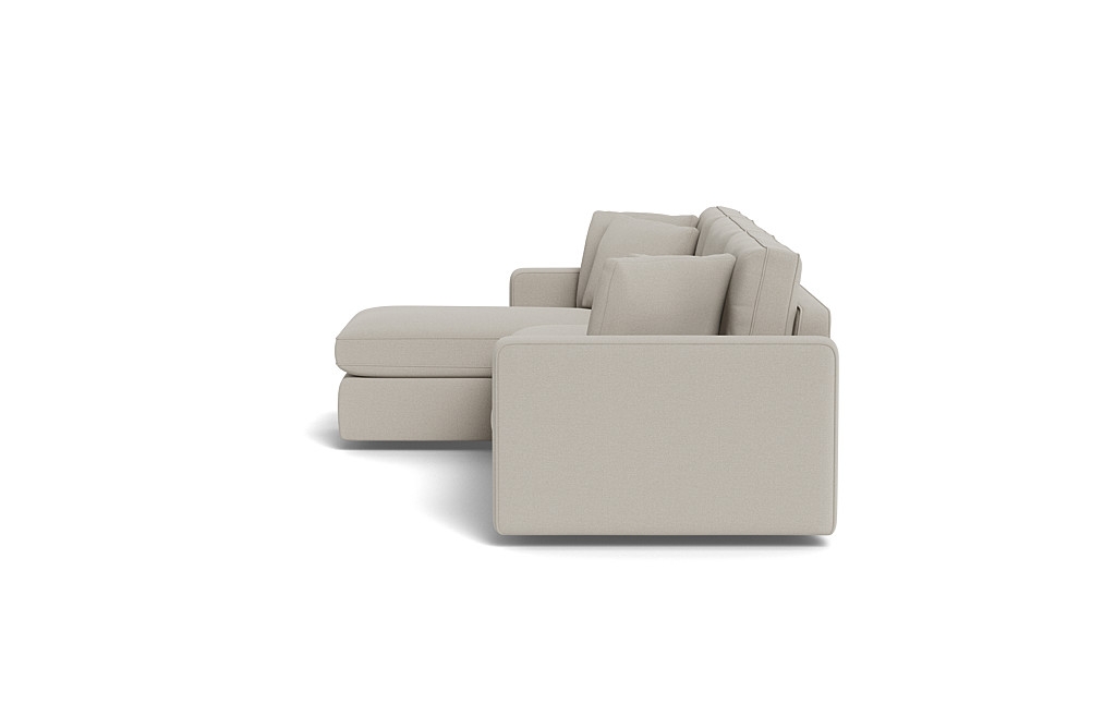 James 3-Seat Left Chaise Sectional with Storage - Image 4