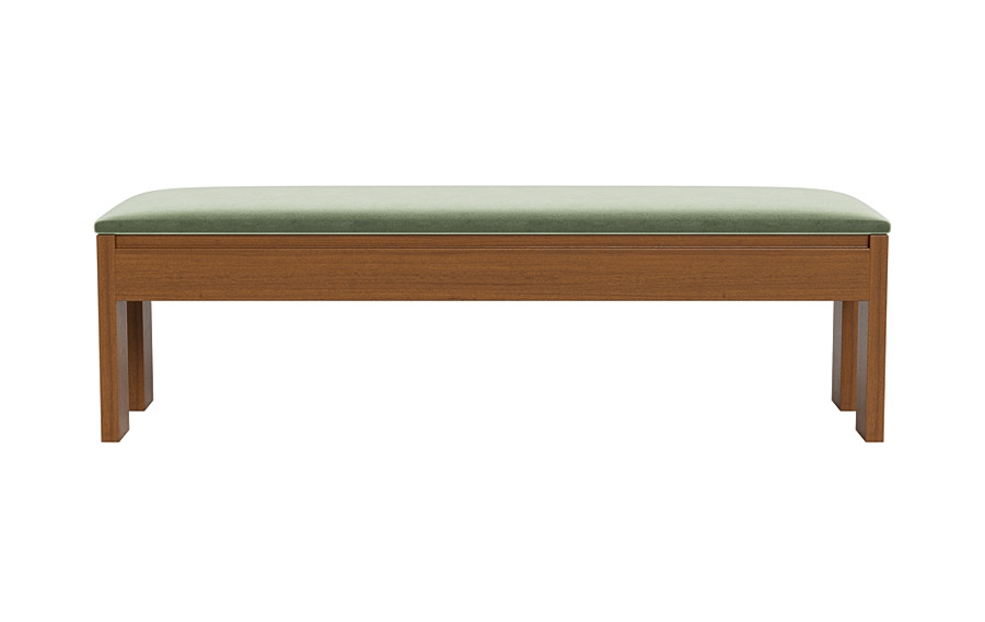 Cade Wood Framed Upholstered Storage Bench - Image 0