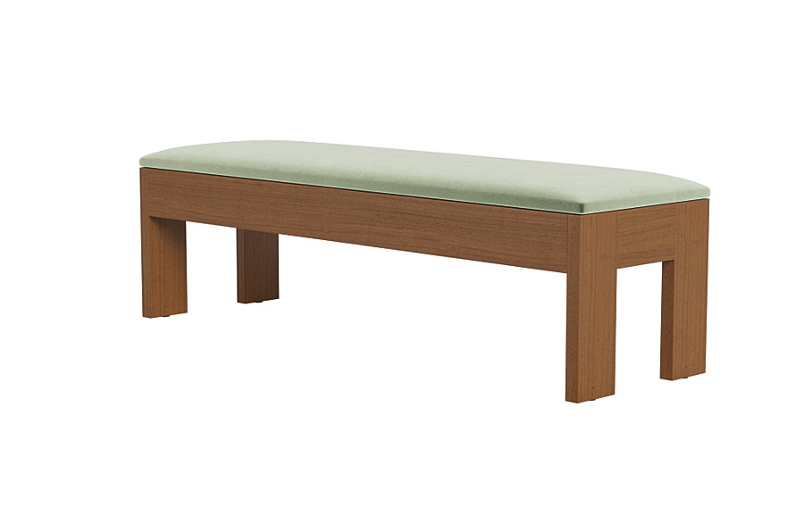 Cade Wood Framed Upholstered Storage Bench - Image 2