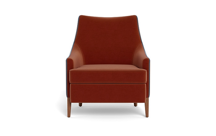 Kingsley Accent Chair with Contrast Piping - Image 0
