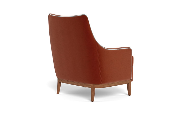 Kingsley Accent Chair with Contrast Piping - Image 3