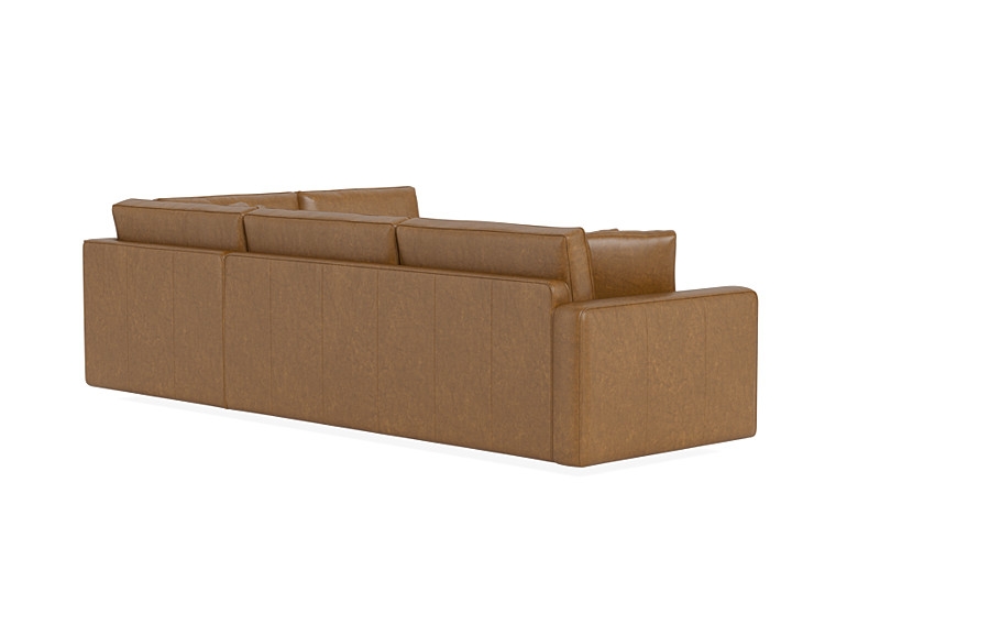 James Leather 3-Seat Right Bumper Sectional - Image 3