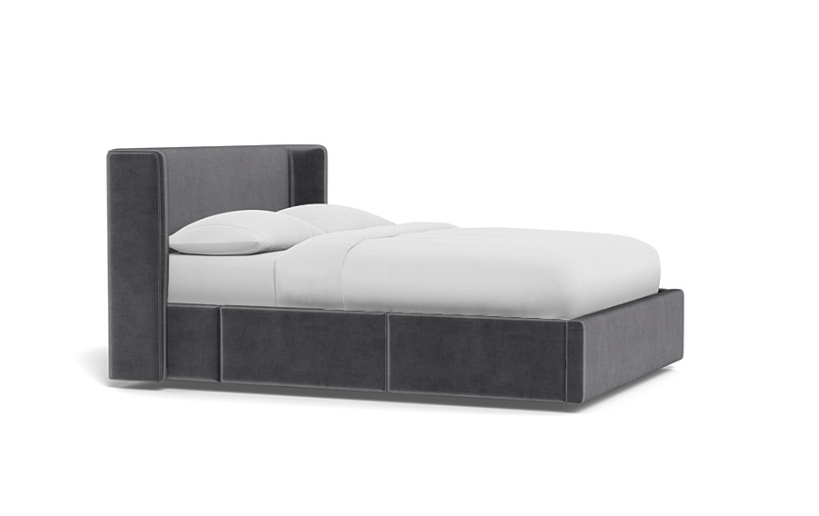 Graham Upholstered Bed with Storage Option - Image 4