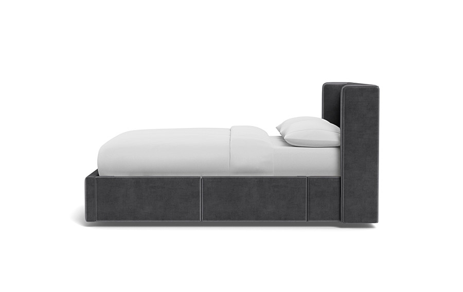 Graham Upholstered Bed with Storage Option - Image 1