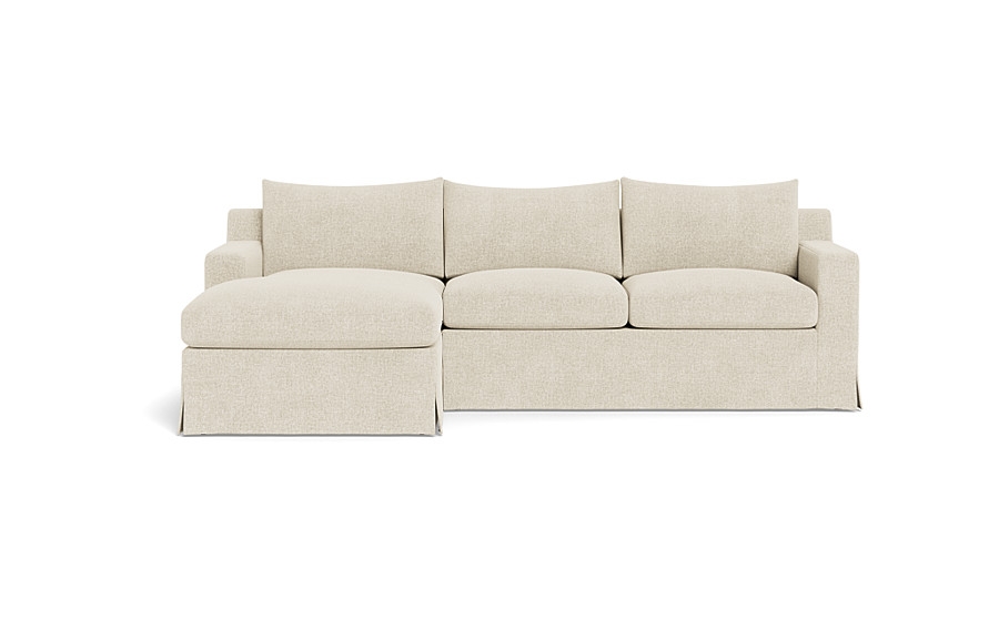 Sloan Slipcovered  Chaise Sectional - Image 0