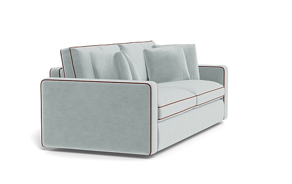 James 2-Seat Sofa with Contrast Piping - Image 1
