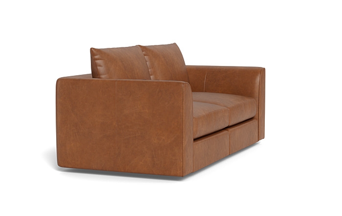 Beckham Leather Modular Fabric Loveseat - Image 2
