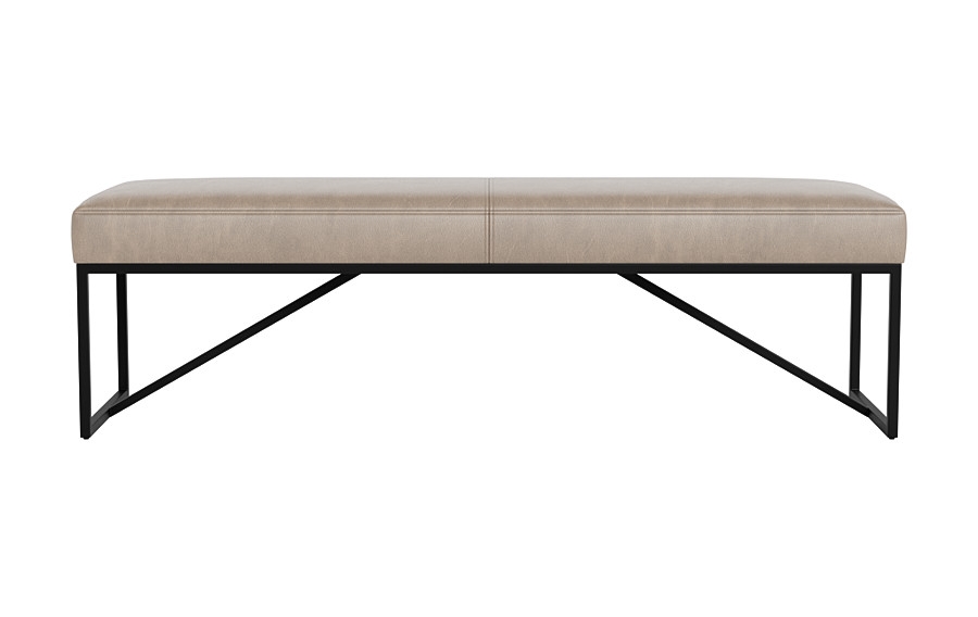 Otto Leather Bench - Image 0