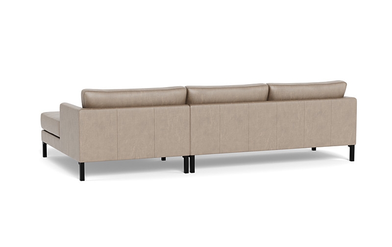 Winslow 3-Seat Leather  Chaise Sectional - Image 3