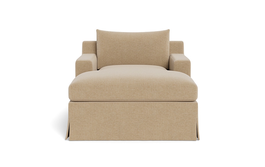 Sloan Slipcovered Chaise Lounge - Image 0