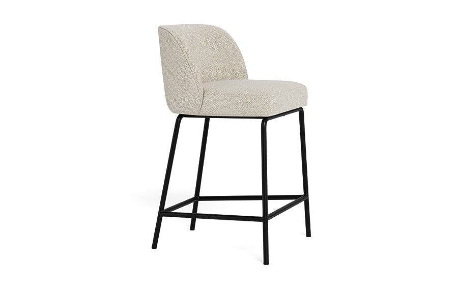 Graham Metal Framed Upholstered Counter Stool - Image 2