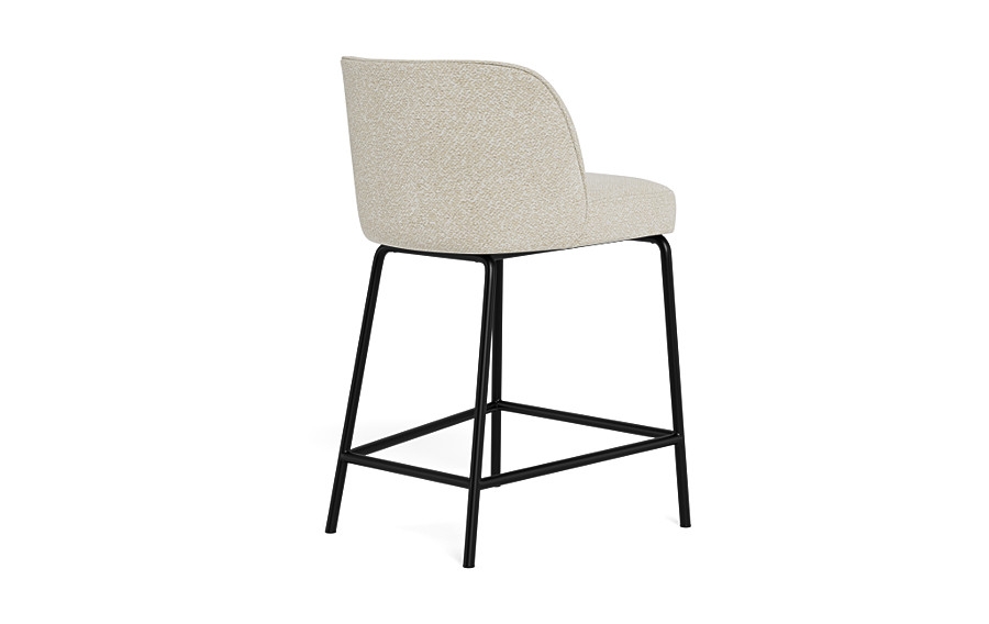 Graham Metal Framed Upholstered Counter Stool - Image 3