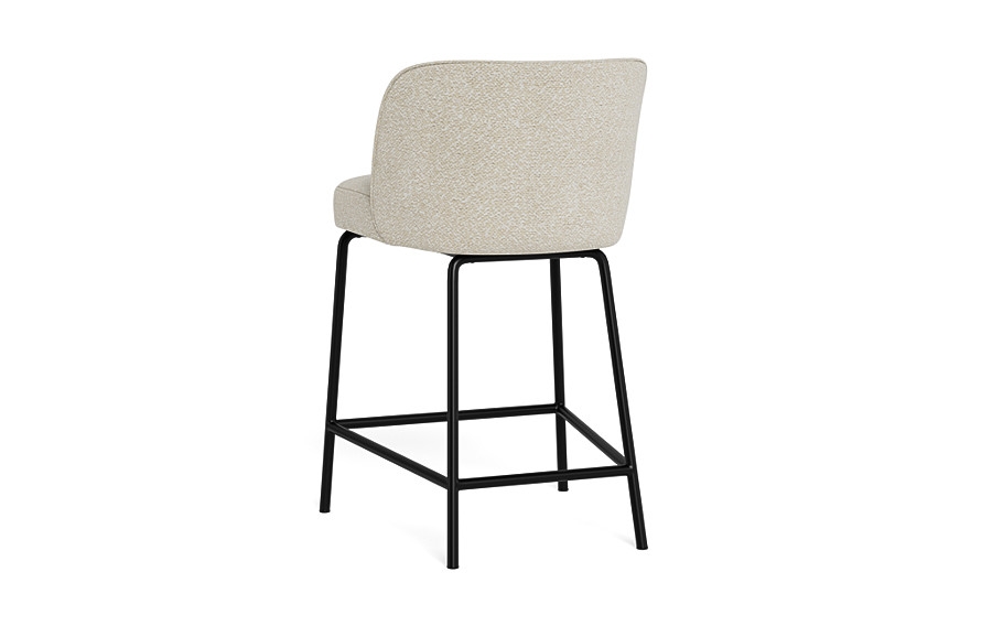 Graham Metal Framed Upholstered Counter Stool - Image 4