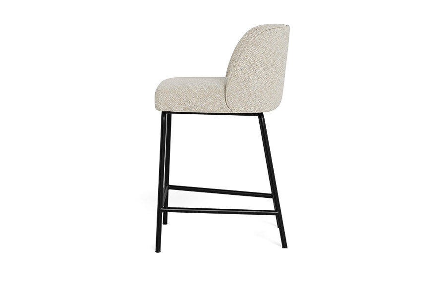 Graham Metal Framed Upholstered Counter Stool - Image 1