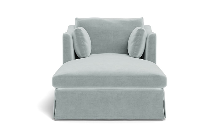 Caitlin Slipcovered Chaise Lounge by The Everygirl® - Image 0