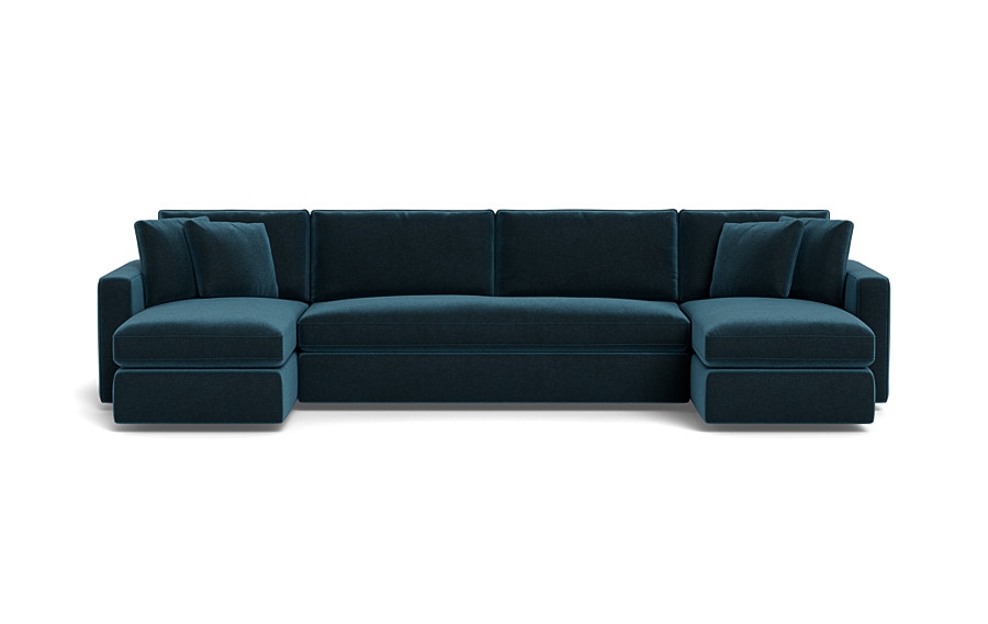 James 3-Piece 4-Seat U Chaise Sectional with Storage - Image 0