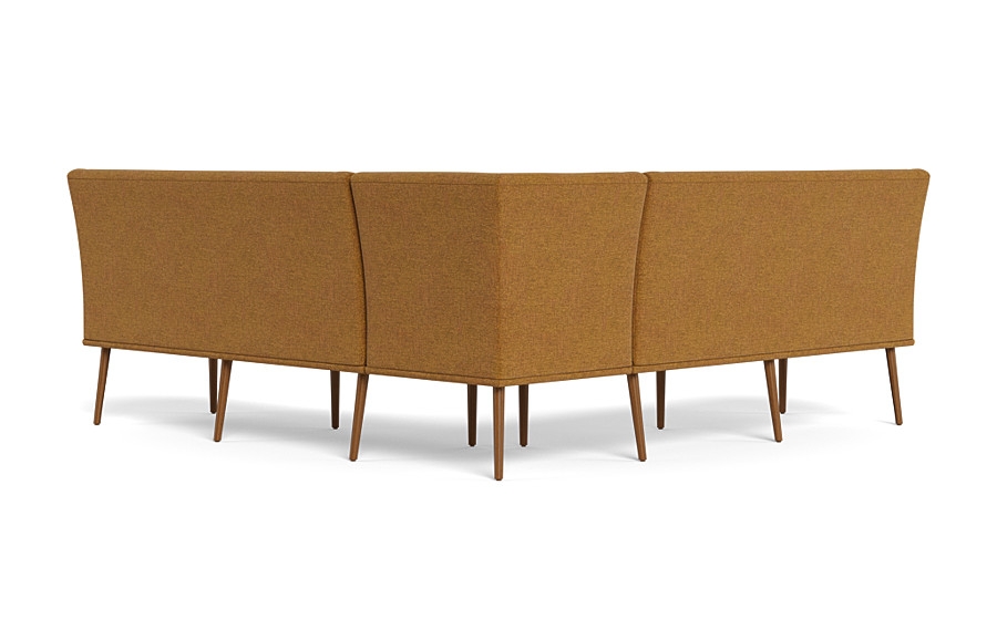 Dorian Upholstered Corner Banquette with Tufting Option - Image 4