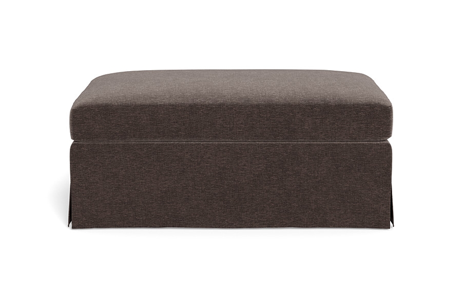 Sloan Slipcovered Ottoman - Image 0