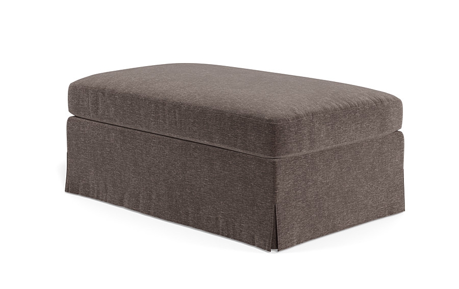 Sloan Slipcovered Ottoman - Image 1