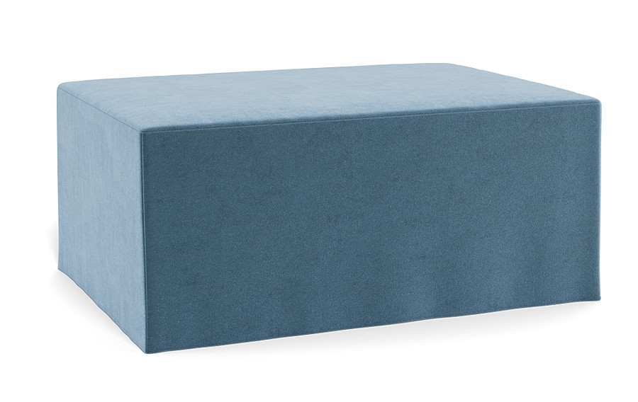 Dixon Slipcovered Rectangle Ottoman - Image 2