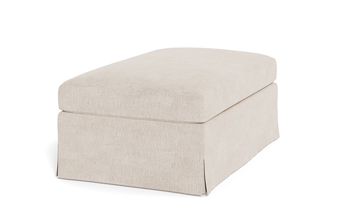 Sloan Slipcovered Ottoman - Image 4