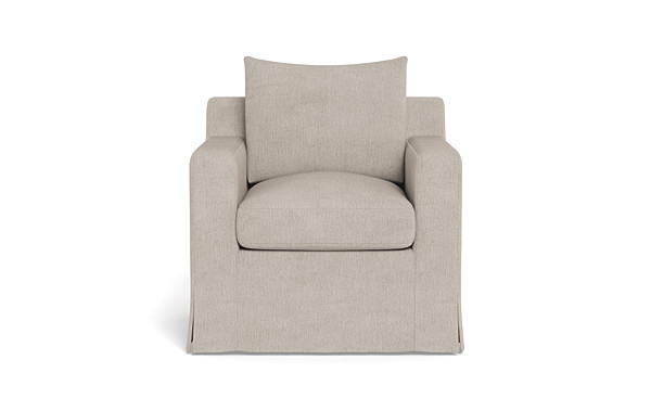 Sloan Slipcovered Petite Chair - Image 0