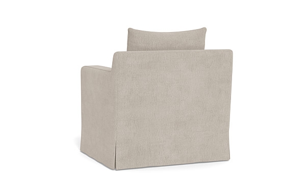 Sloan Slipcovered Petite Chair - Image 1