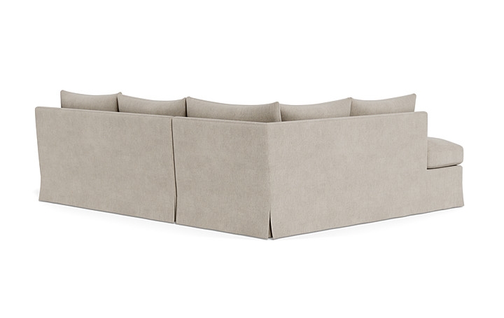 Sloan Slipcovered 3-Seat  Bumper Sectional - Image 1