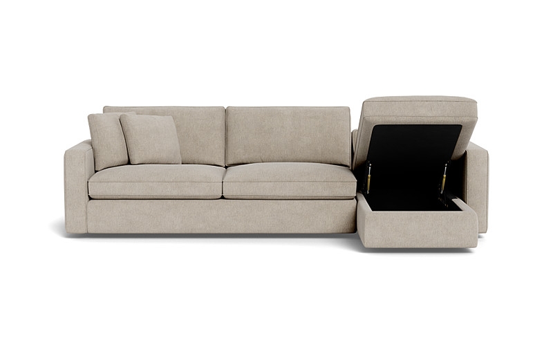 James 3-Seat Right Chaise Sectional with Storage - Image 0