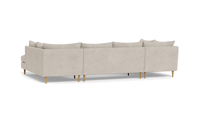 Sloan 3-Piece U-Bumper Sectional - Image 3