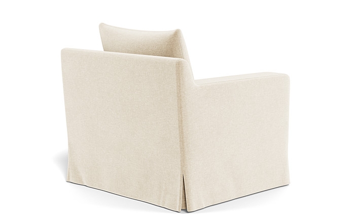 Sloan Slipcovered Swivel Glider Accent Chair - Image 1