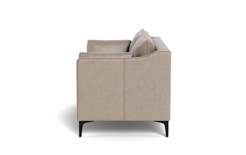 Caitlin Leather Loveseat by The Everygirl® - Image 3