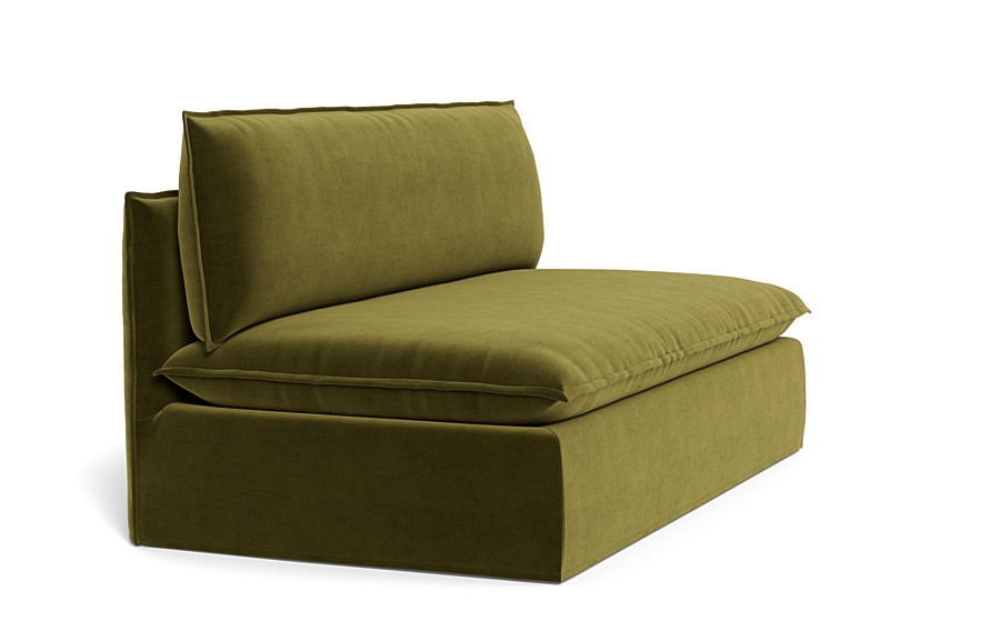 Josie Slipcovered Modular Larger Armless Sofa Unit  - Image 1