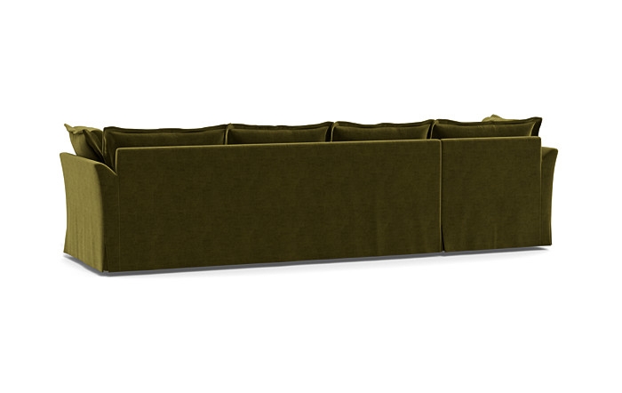 Skylar Slipcovered 4-Seat  Chaise Sectional - Image 1