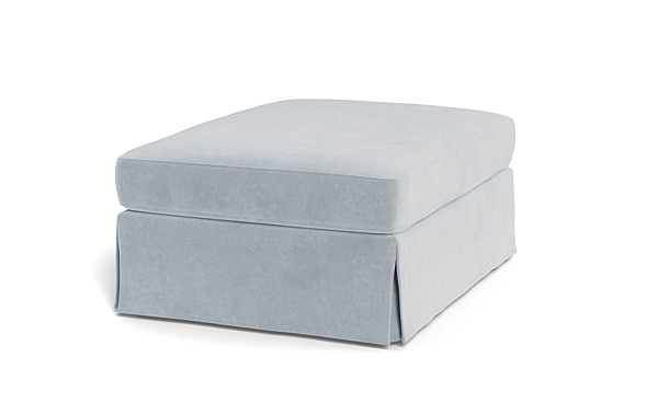 Caitlin Slipcovered Ottoman by The Everygirl® - Image 3