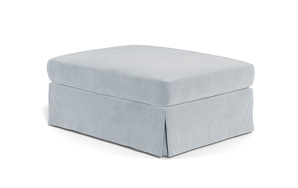 Caitlin Slipcovered Ottoman by The Everygirl® - Image 1