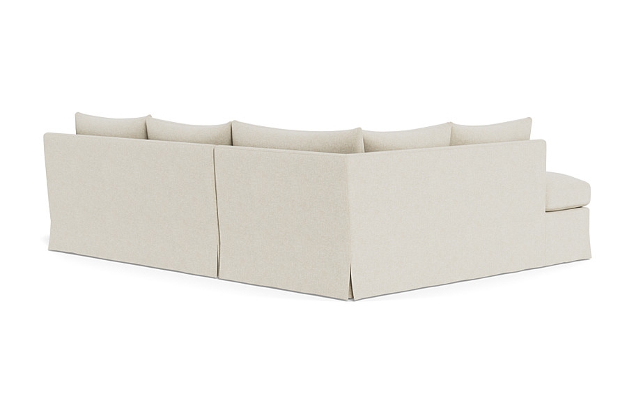 Sloan Slipcovered 3-Seat Left Bumper Sectional - Image 4