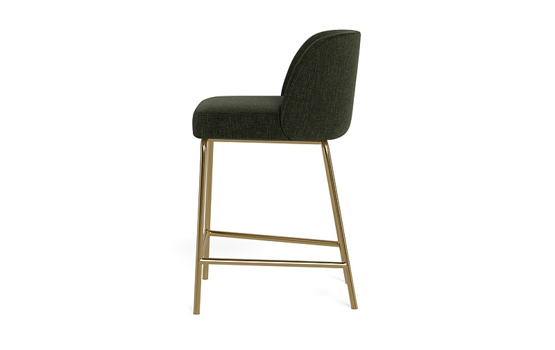 Graham Metal Framed Upholstered Counter Stool - Image 2