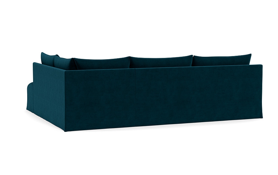 Dixon Slipcovered 3-Seat Right Bumper Sectional - Image 4