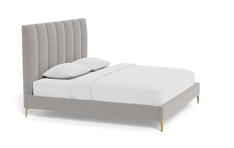 Lowen Upholstered Bed with Tufting Option - Image 1