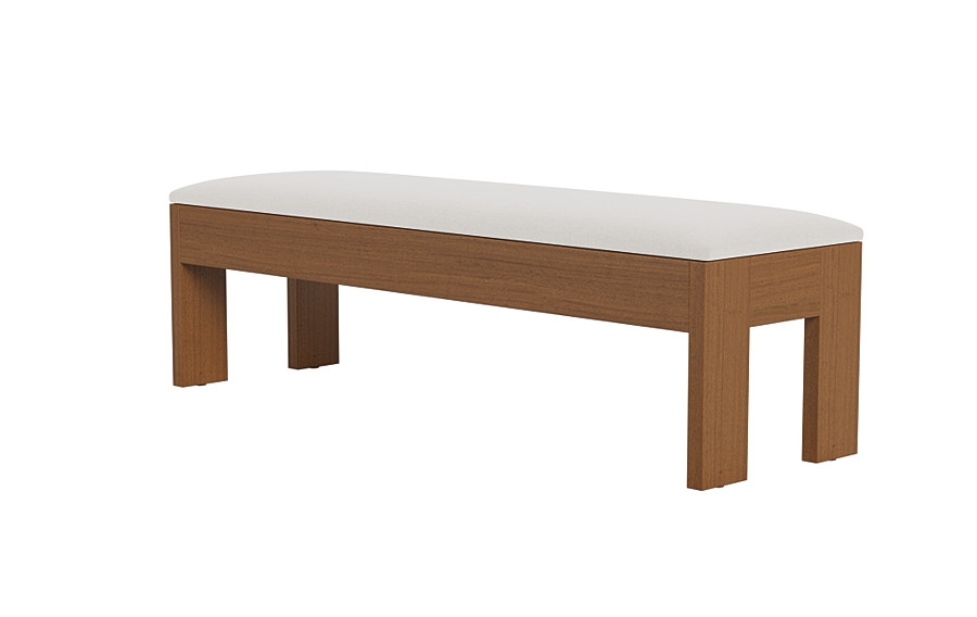 Cade Wood Framed Upholstered Storage Bench - Image 4